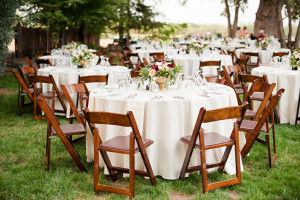 Outdoor Reception Sea of Tables