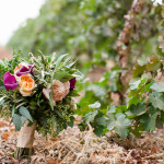 Wedding Bouquet: Fall Colors & Vines